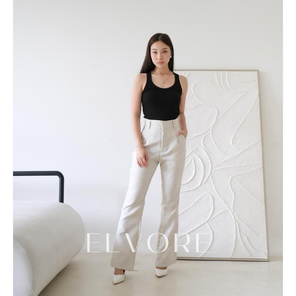Cutbray Highwaist Pants Cutbray Flare Pants Celana Cutbray Highwaist Wanita