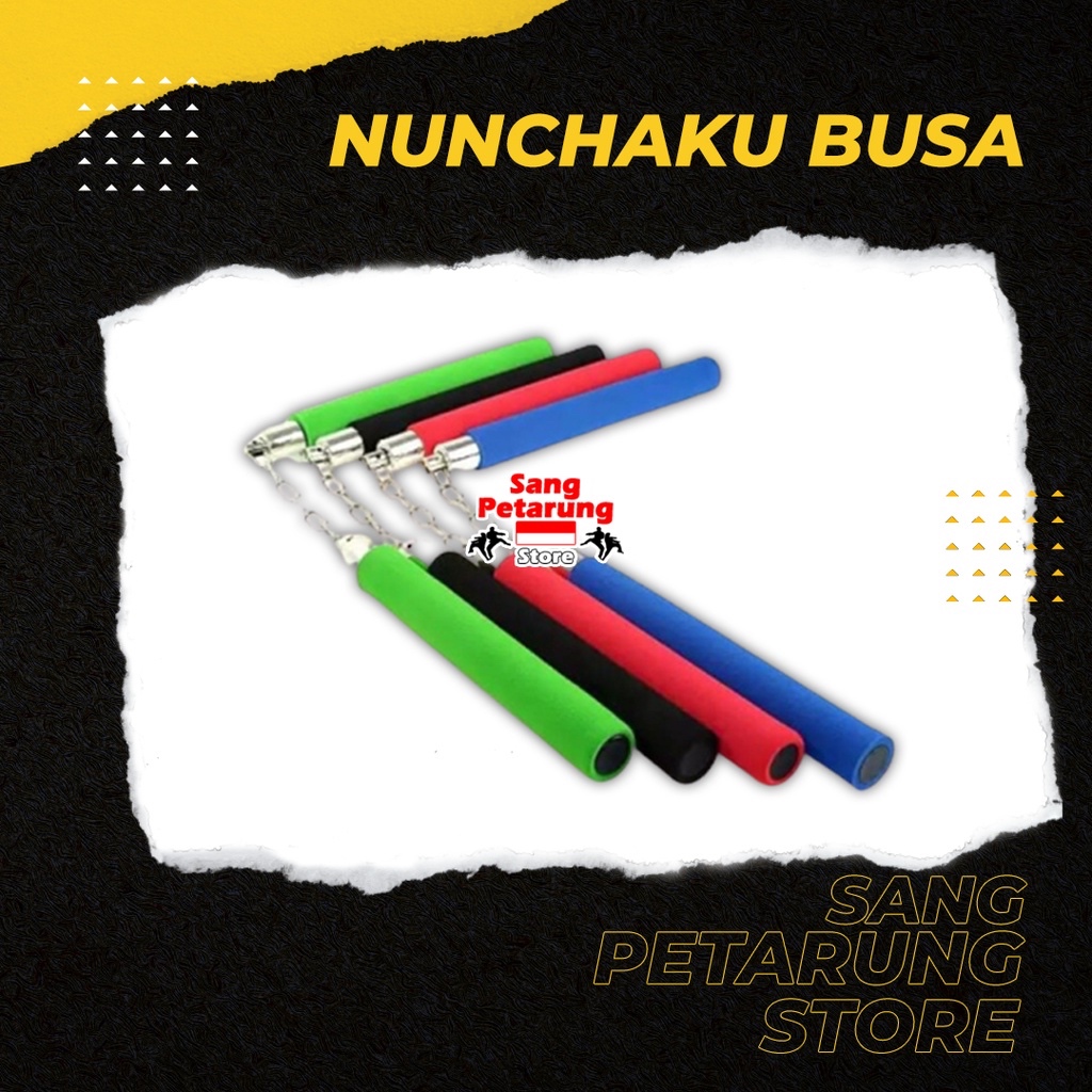 Double stik busa/ Nunchaku busa / Ruyung Model Busa dobel stik busa Nunchaku busa