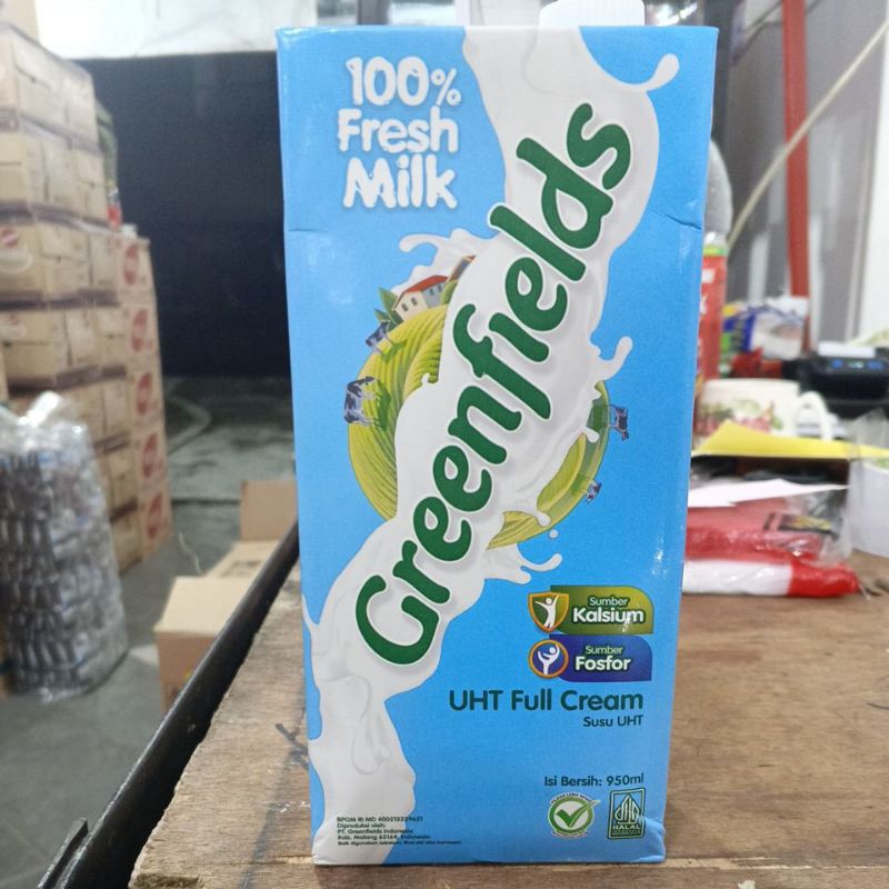 

Susu UHT Greenfields Full Cream 950ml