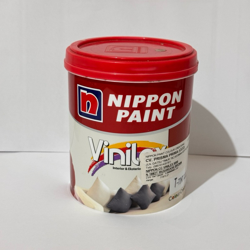 VINILEX Cat Tembok Nippon Paint Kaleng 1 Kg Coklat