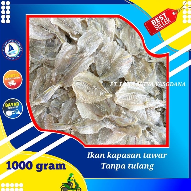 

ikan kapasan tawar tipis tanpa tulang 1000gram / 1 kg
