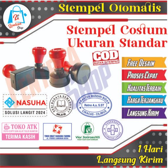 

Stempel Otomatis / Flash Ukuran Standar
