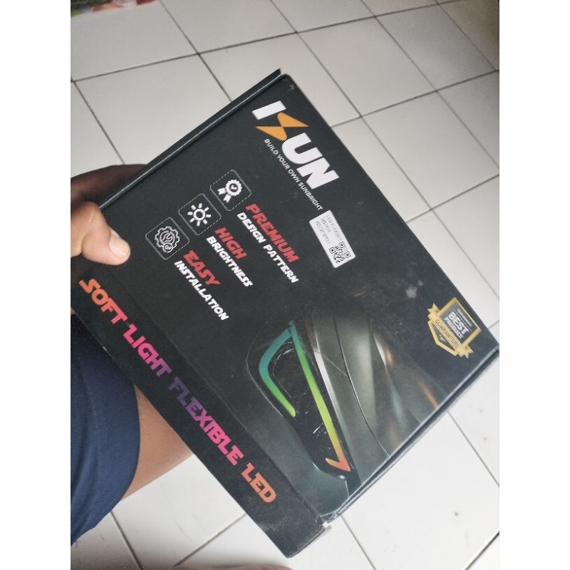 isun lampu led alis rgb 60cm