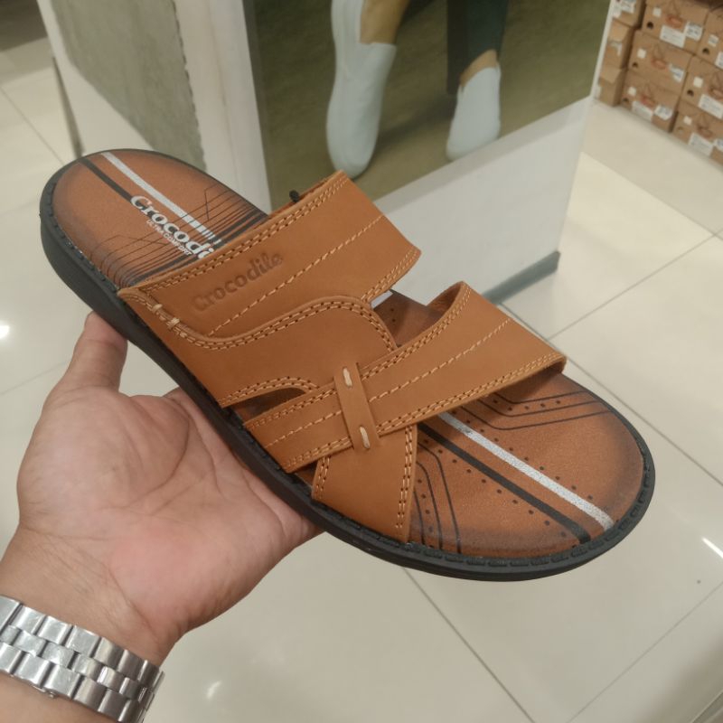 CROCODILE SANDAL SELOP KULIT PRIA ORIGINAL