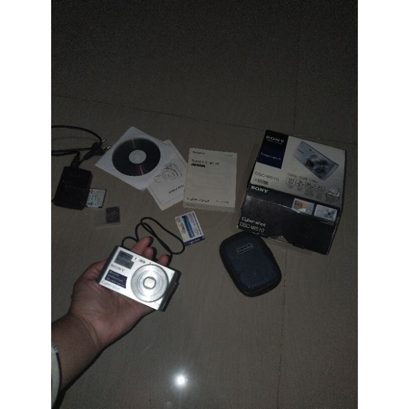 Sony Cyber-shot DSC-W510 Kamera Digital 12.1MP - Digicam Pocket - Fullset/Second/Original