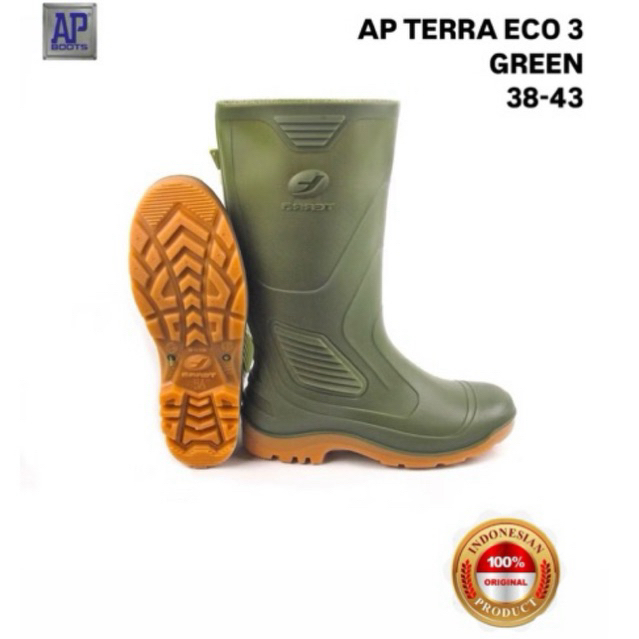 AP BOOTS TERRA ECO 3 HIJAU ORIGINAL TERMURAH