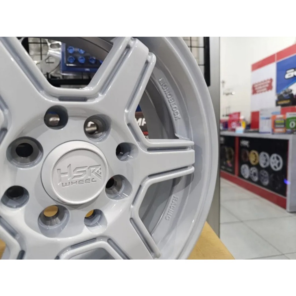 Velg mobi hsr minas ring 15 double pcd warna putih