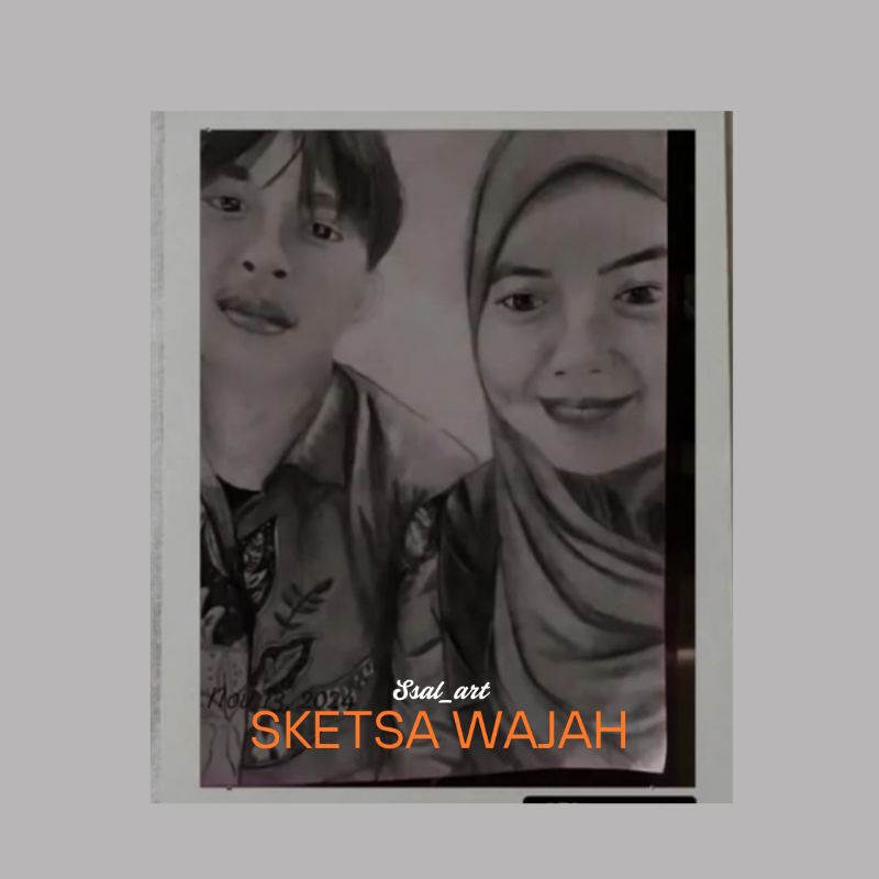 

SKETSA WAJAH MURAH A4- KADO UNIK PERSONAL
