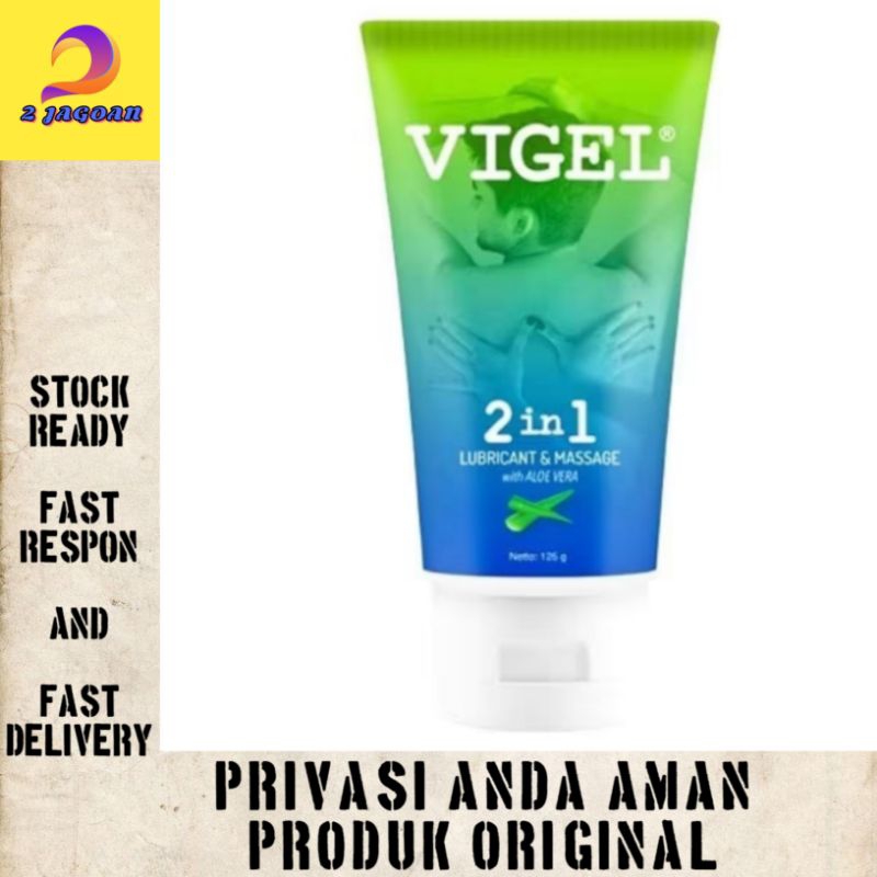 Vigel 2 in 1 Lubricant / Pelumas Massage Aloe Vera 125 gr