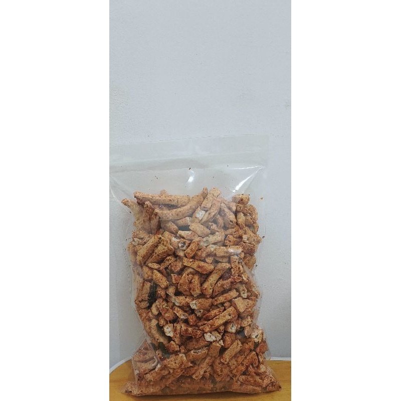 

Basreng daun jeruk pedas 500 Gram