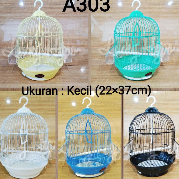 Bisa Cod  A33 Dayang Bird Cage Sangkar Kandang Burung Lovebird Murai Besi Import