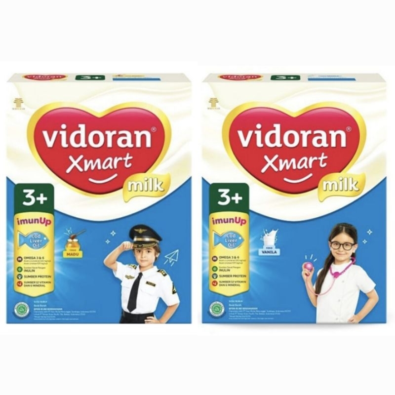 

Vidoran Xmart 3+ Madu Vanila 925 g Susu Pertumbuhan Anak 3-5 Tahun