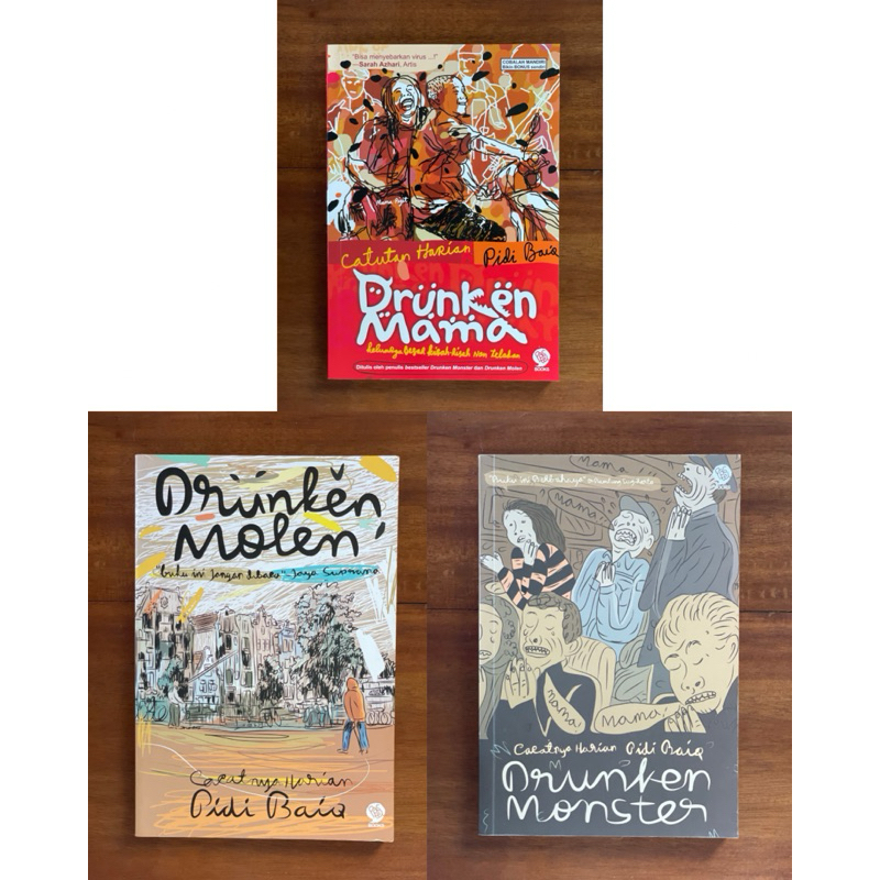 Preloved Buku Bekas - Drunken Monster Molen Mama Pidi Baiq