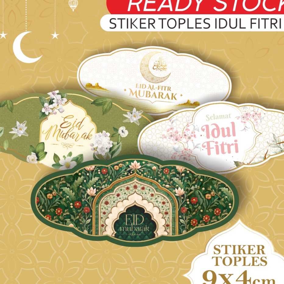 

Hot Stiker Toples Kue Lebaran Idul Fitri Ready Stock