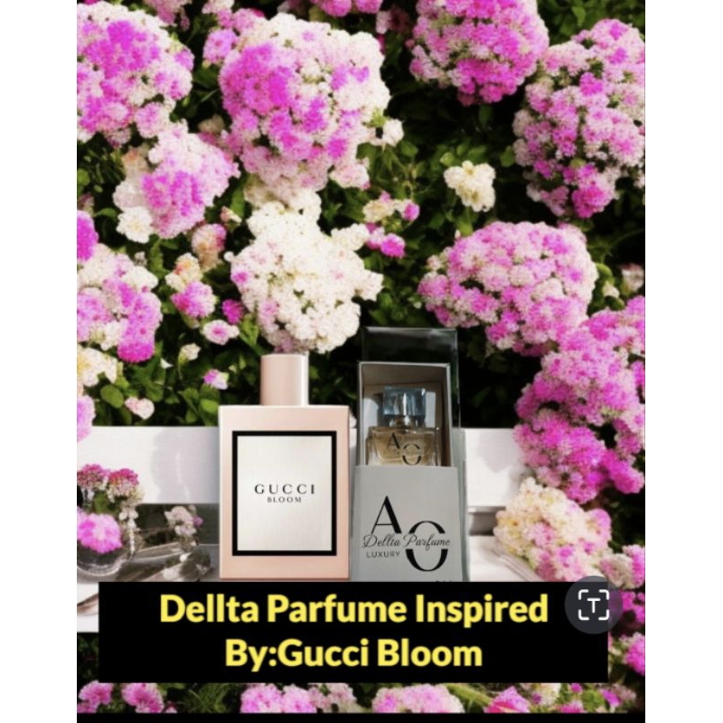 Dellta parfume inspired by Gucci blooms