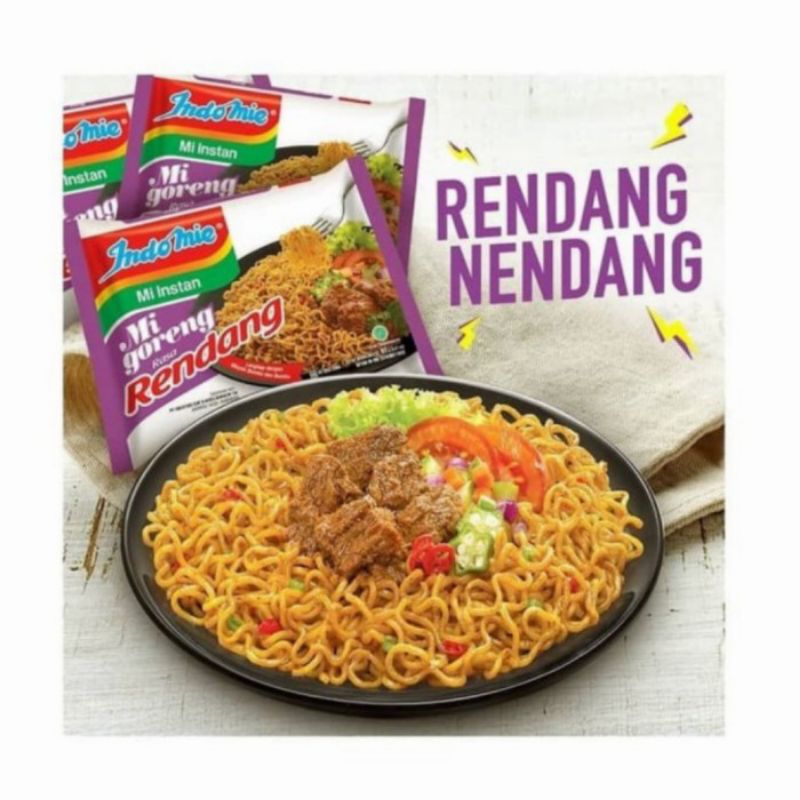 

Mie Indomie Goreng Rasa Rendang isi 5 pcs