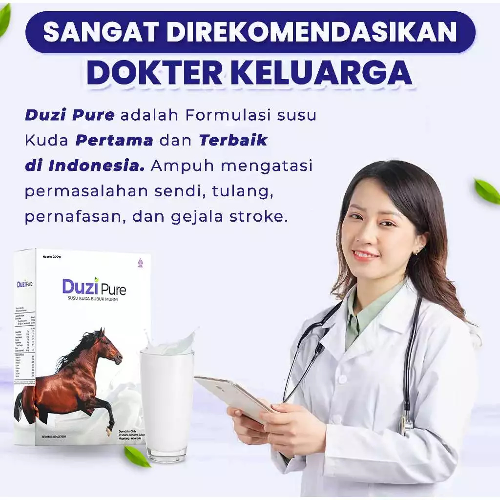 

Duzi Pure Susu Kuda Murni Untuk Asam Urat, Tulang Dan Nyeri Sendi 100% Original