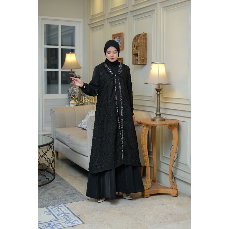 Ghina Dress Set Outer Muslim Branded By Yastrib