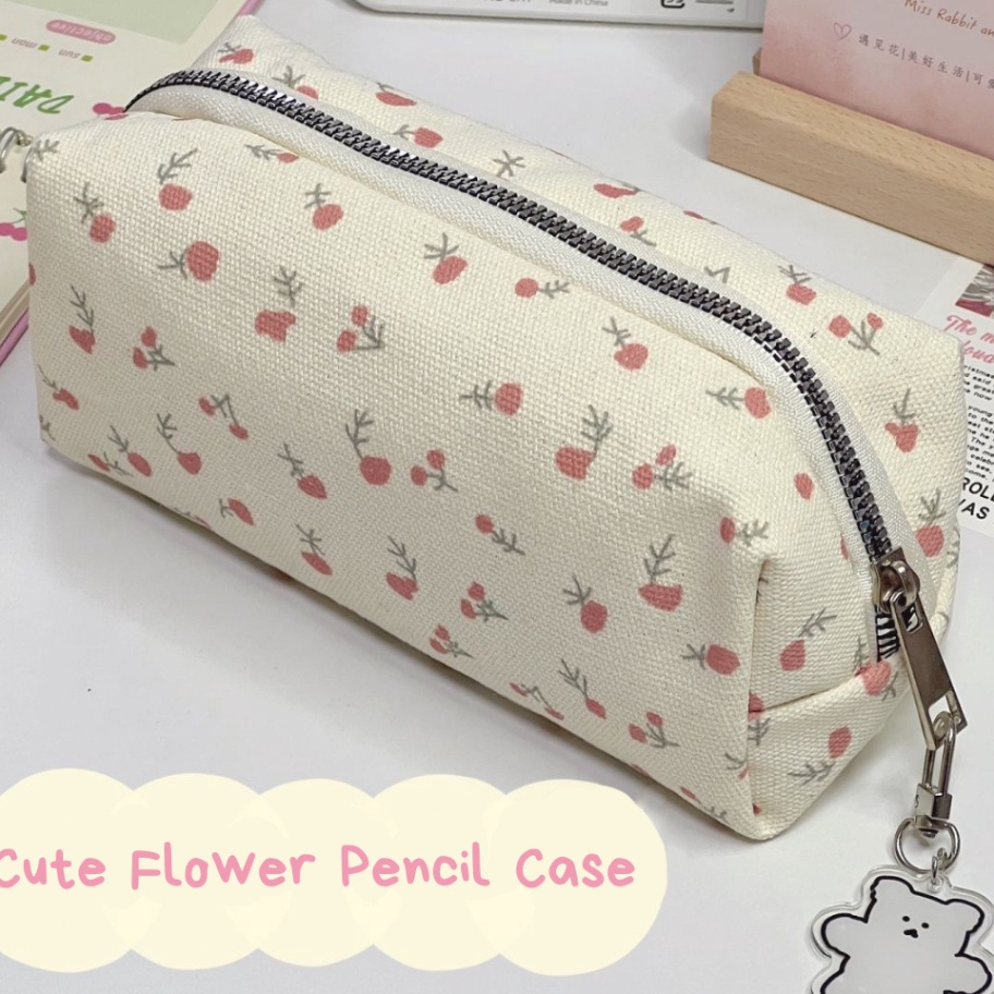 

Terlaris Mismi Aera Pencil Case Wanita Stylish Flower Pattern Kotak Pensil Sekolah Perempuan Trendy PC9A