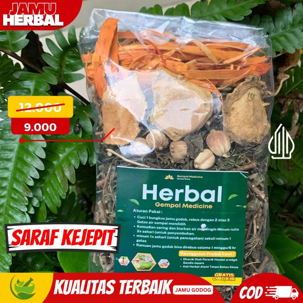 

(BAYAR COD) JAMU SARAF KEJEPIT PALING AMPUH / JAMU HERBAL SARAF KEJEPIT / JAMU GODOKAN