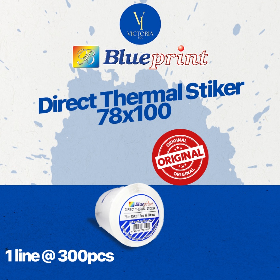 

Hot Sale Direct Thermal Stiker Blueprint 78x1 isi 3pcs 78x1mm isi 3pcs Label 78x1