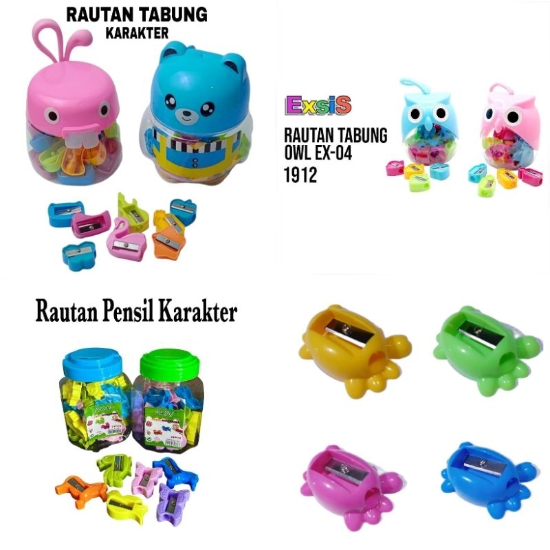 

Rautan Pencil Serutan Karakter Animal / Sharpener / Orotan Ready