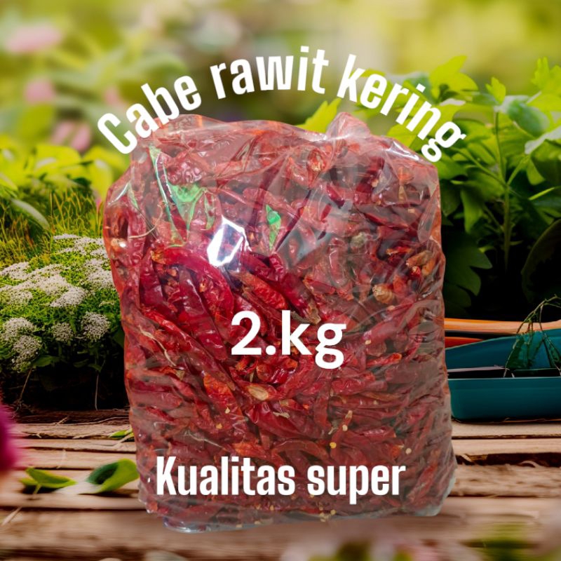 

ready kemasan ( 2.kg ) CABE RAWIT TEJA KERING IMFOR KULITAS SUPER PEDAS