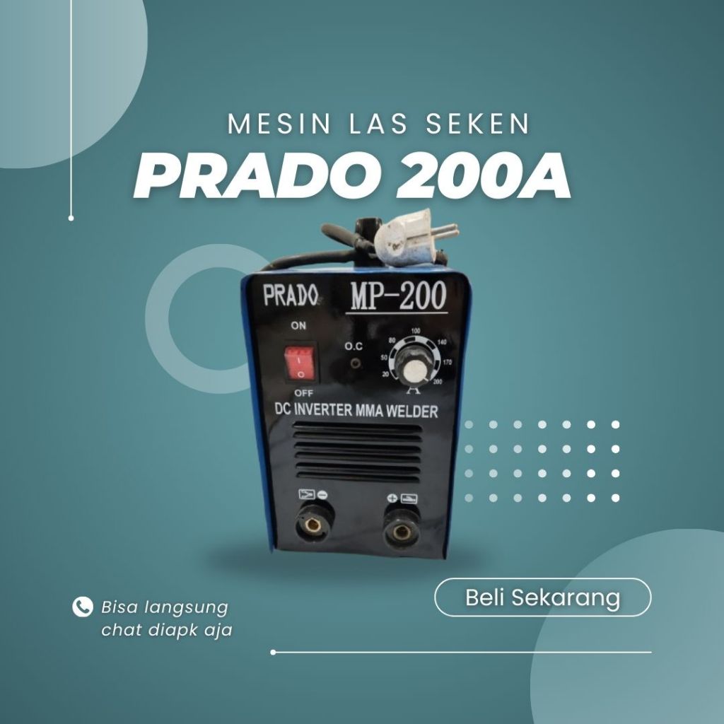 Mesin Las Seken Merk Prado - 1 Phase - Mesin Las Trafo