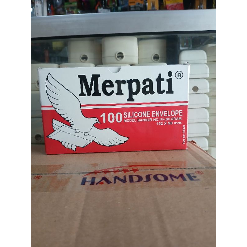 

Amplop merpati putih polos 104