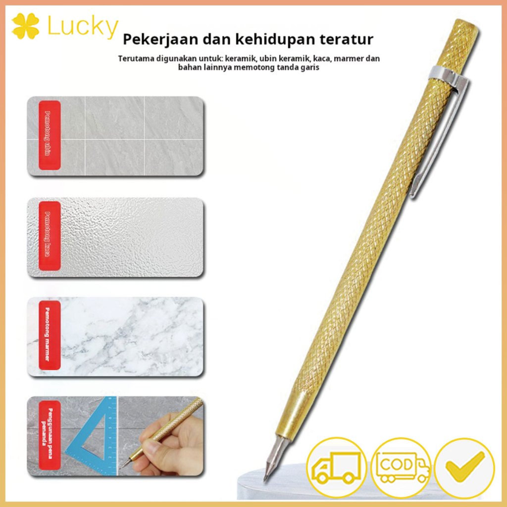 

Pena gambar multifungsi Penanda kaca ubin Alat penanda pelat logam Pena ukiran kayu