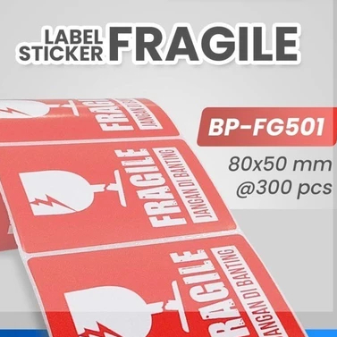 

FRAGILE STICKER 80X50 501 BLUEPRINT (ISI300)
