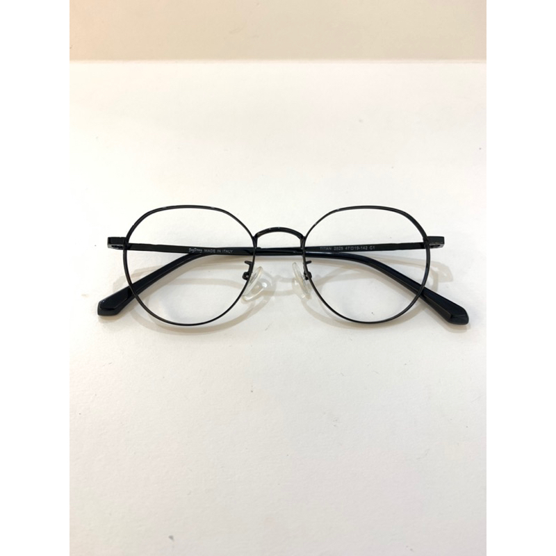 Xilau Eyewear Frame Kacamata Bulat Pria Wanita Titanium 2825