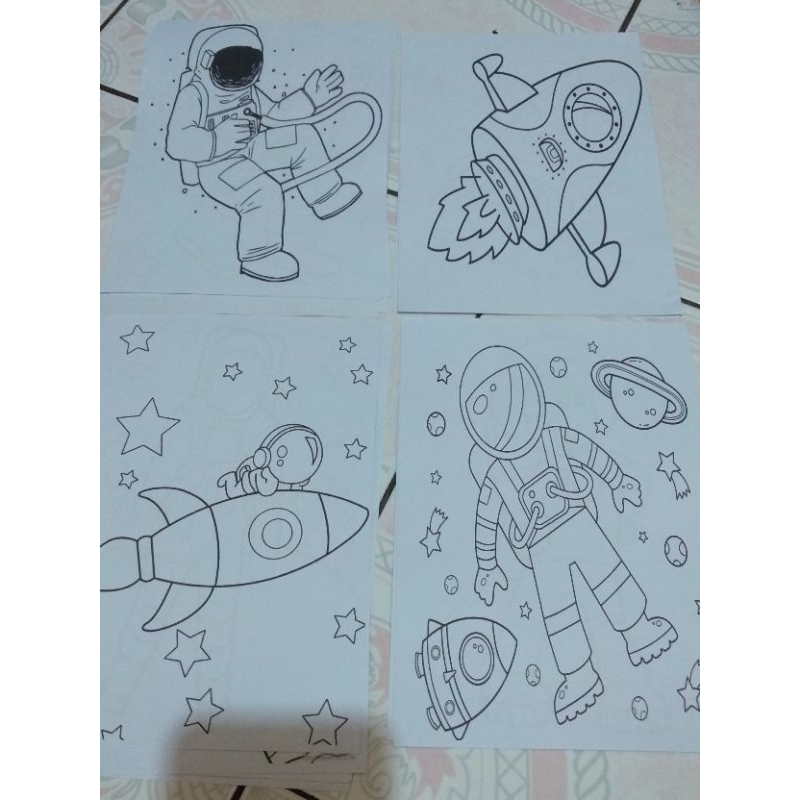 

Paket 40 Lembar Mewarnai Ukuran A5 / Buku Gambar Mewarnai / COLORING BOOK