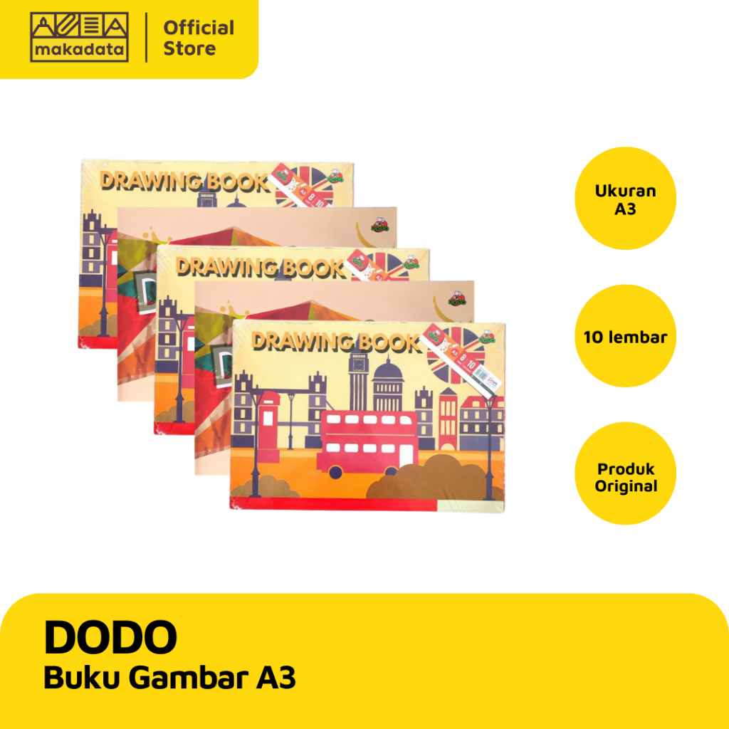 

BUKU GAMBAR DODO A3 MOTIF ANAK (1 PCS) MURAH