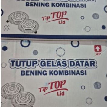 

(EK-fb-14) 1 DUS TUTUP DATAR BENING TIP TOP ISI 40 PACK 1 PACK ISI 50 PCS
