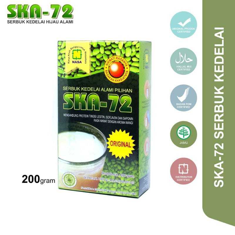 

susu ska72 nasa - susu kedelai alami - penambah berat badan herbal alami original