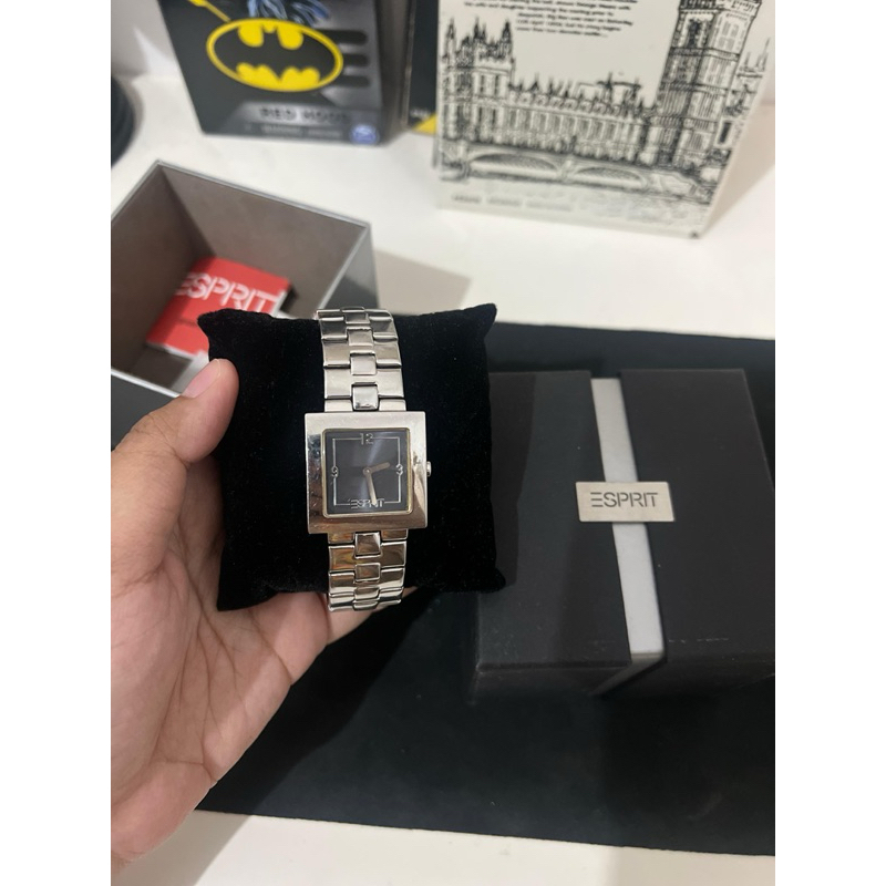 PRELOVED Jam Tangan Wanita Merk ESPRIT Original With Box + Baterai Hidup