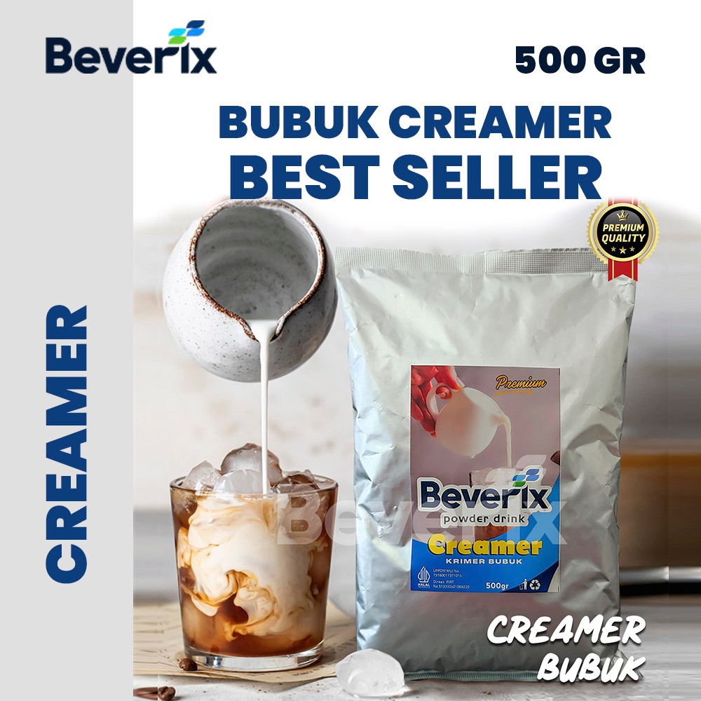 

BEVERIX Bubuk Creamer Premium NDC KrImer Pengganti Susu Santan 500 Gr Kuah Creamy