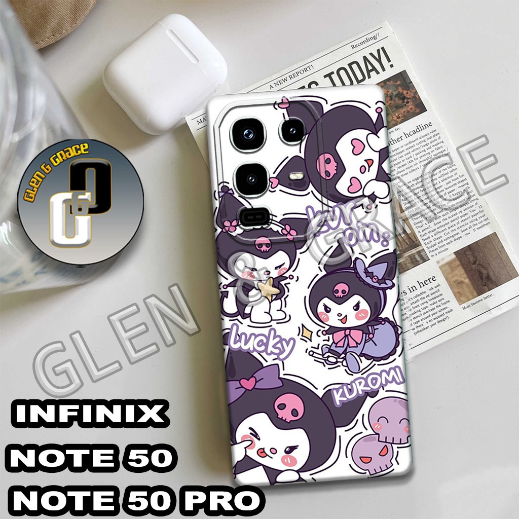 G7 - Softcase INFINIX NOTE 50 / NOTE 50 PRO Terbaru 2025 - Bahan karet lentur - Motif CEWEK - siliko
