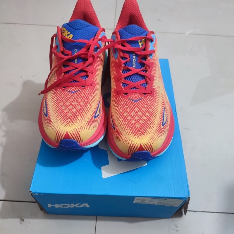 Hoka Clifton 9 Wide Cerise Cloudless Original PT. MAP