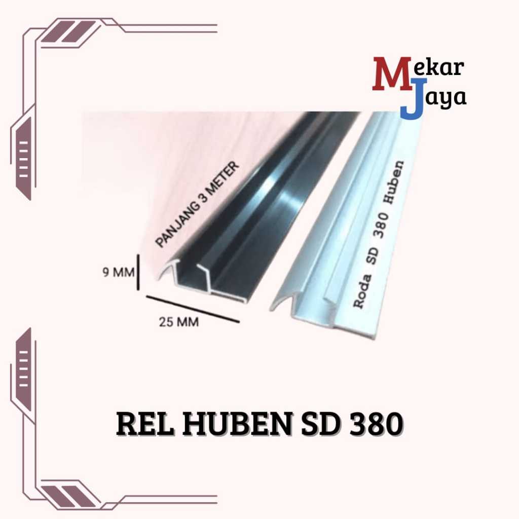 REL LEMARI/ REL PINTU LEMARI SLIDING/GESER SD 380