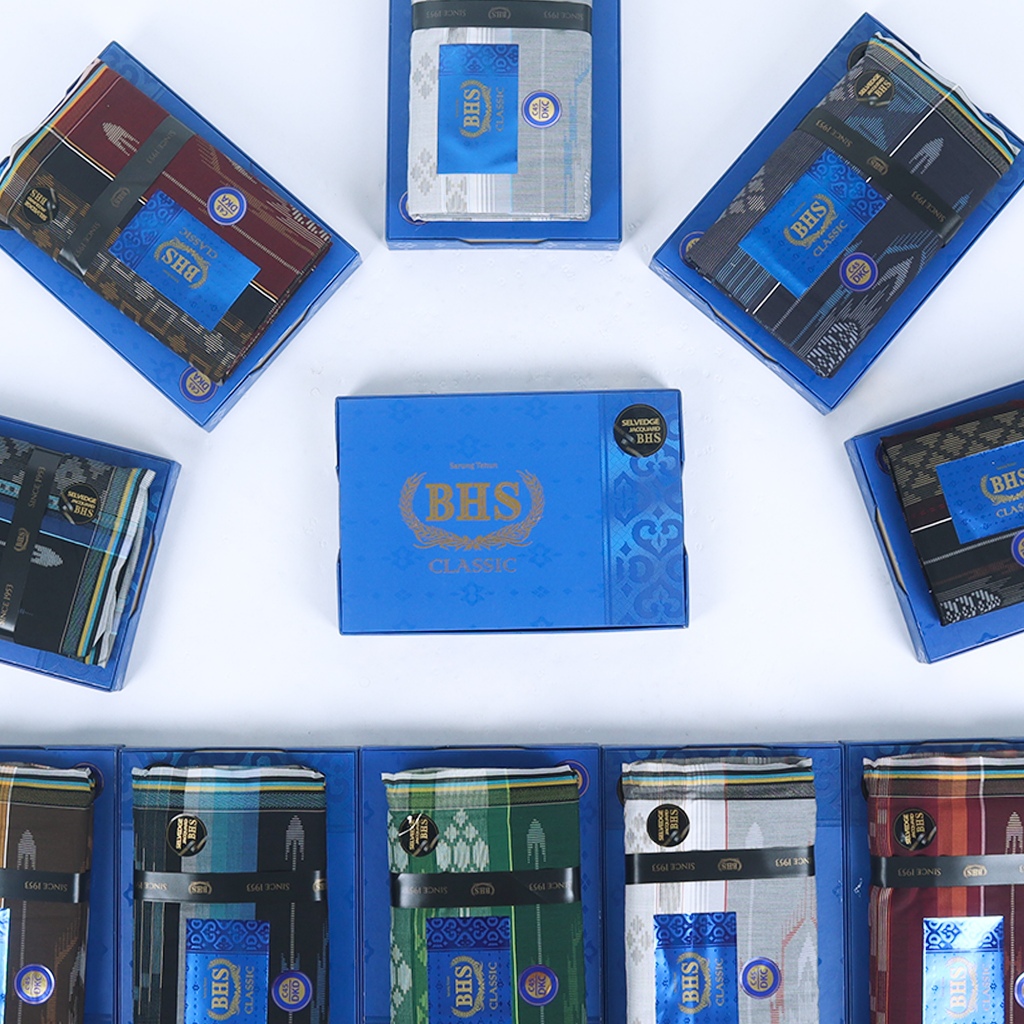 Grosir 10 Pcs Sarung BHS Classic Gold Motif C45 DKA