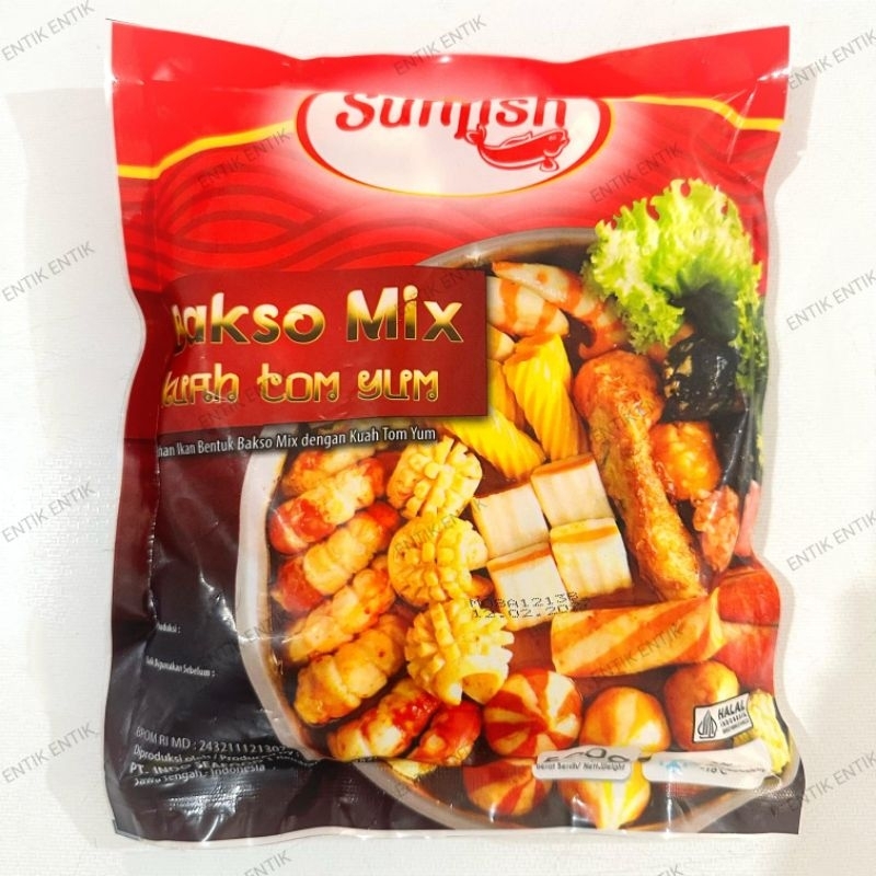 

Sunfish Bakso Mix Tomyum 500gr Kuah Tomyam