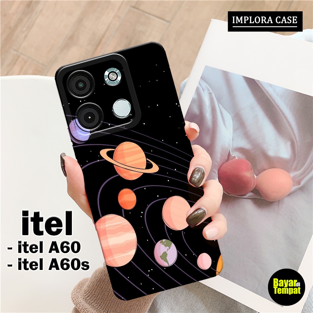 Softcase Itel A60 / A60s - Motif Astronot - IMPLORA CASE - Casing Itel A60 / A60s Case Hp Itel A60 /