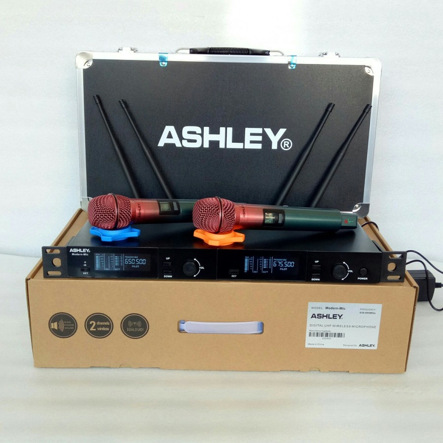 Mic Wireless Ashley Modern-Mic UHF original