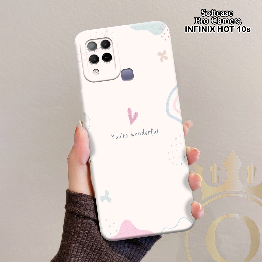 Softcase Infinix Hot 10s - ORORA - Casing Infinix Hot 10s - Motif case Cartoon - Infinix - Softcase 
