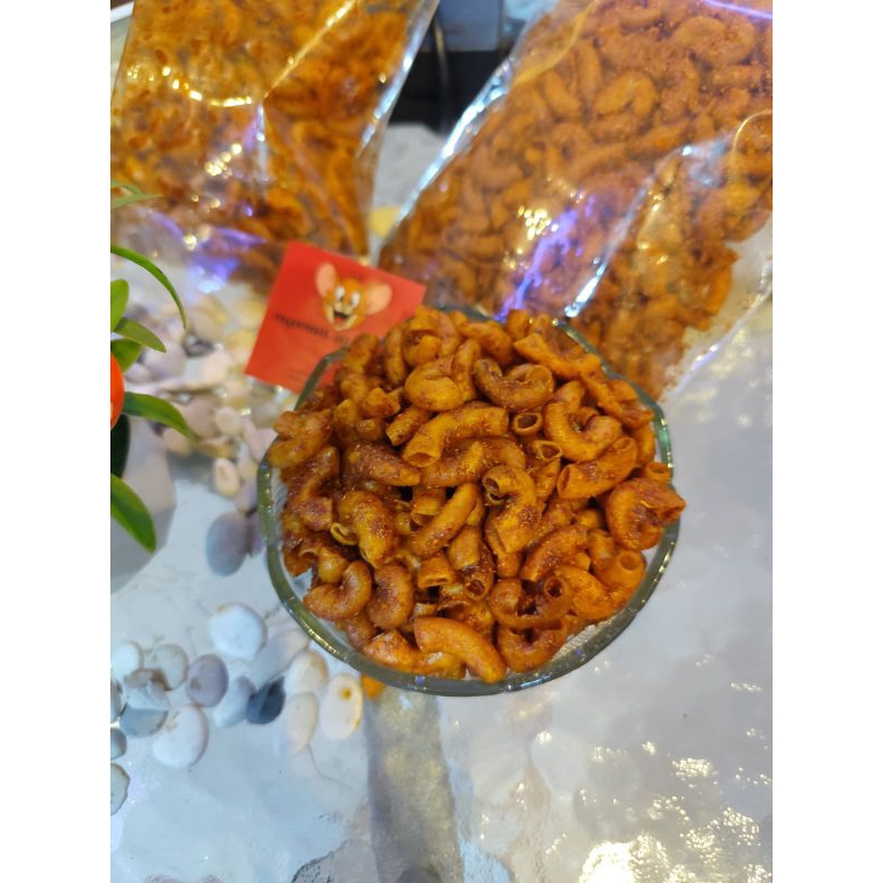 

(nyemil.ajayukk) Makaroni Kering Extra Pedas Kemasan 500gr