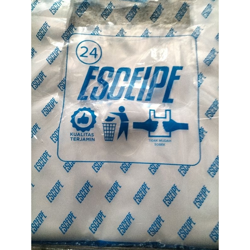 KANTONG PLASTIK ESCEIPE uk 24