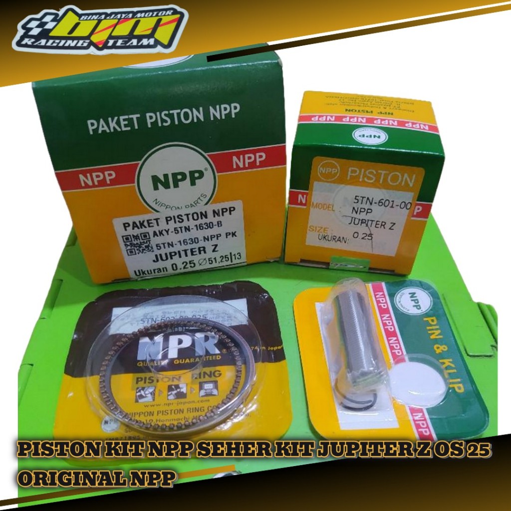 PISTON KIT NPP SEHER KIT JUPITER Z OS 25 ORIGINAL NPP