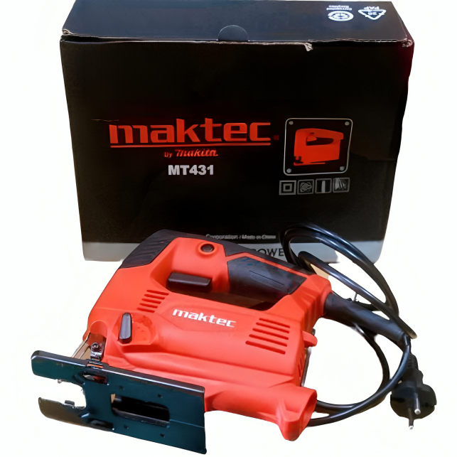 Mesin Jigsaw MAKTEC MT-431 (Orbital 65mm) / Alat Jig Saw MT431 Gergaji Ukir Kayu Maktec Listrik